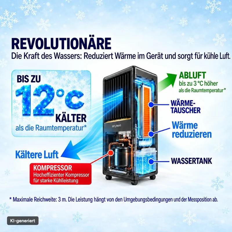 Aries Spot Klimaanlage Spot-Kühler, Revolution ohne Schlauch