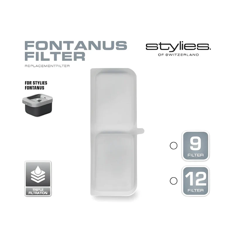 Fontanus 12x Ersatzfilter Jahresvorrat