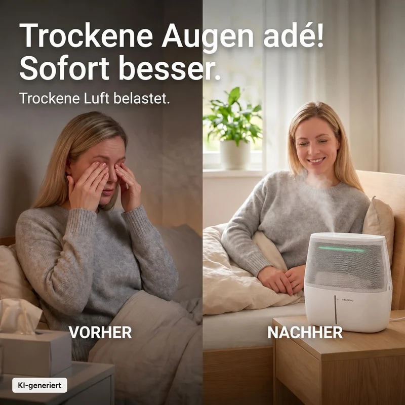 Alaze Luftbefeuchter - Testsieger