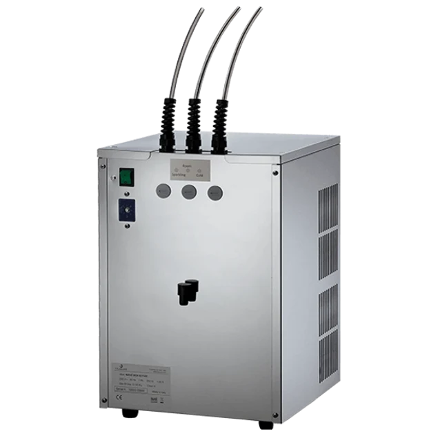 BluPura Bluglass Tower water tap with Habit Box under-counter mains water cooler of your choice