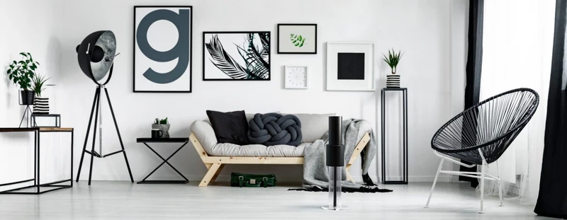 SECOND CHANCE Air purifier LightAir IonFlow Signature Black | 60 m2/150m3 | Second chance