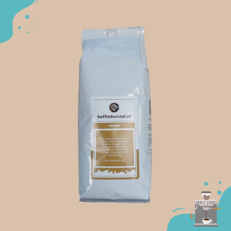 Milk topping (4% milk fat) 750 grams - for a firm layer of foam on the cappuccino from your coffee machine