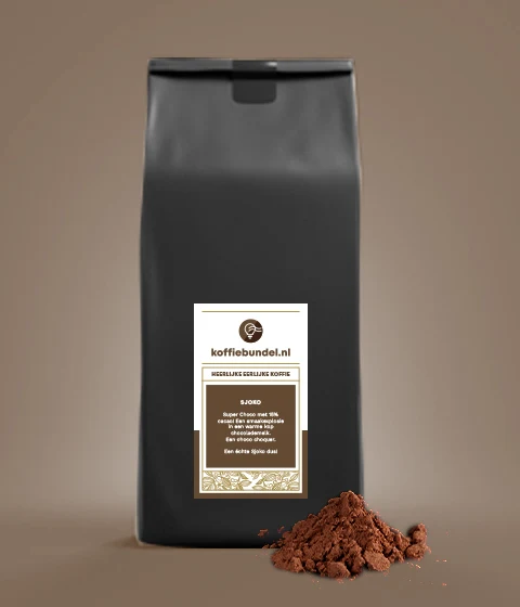 Cocoa powder Sjoko - cocoa mix for coffee machine - 15% cocoa - bag of 1 kg