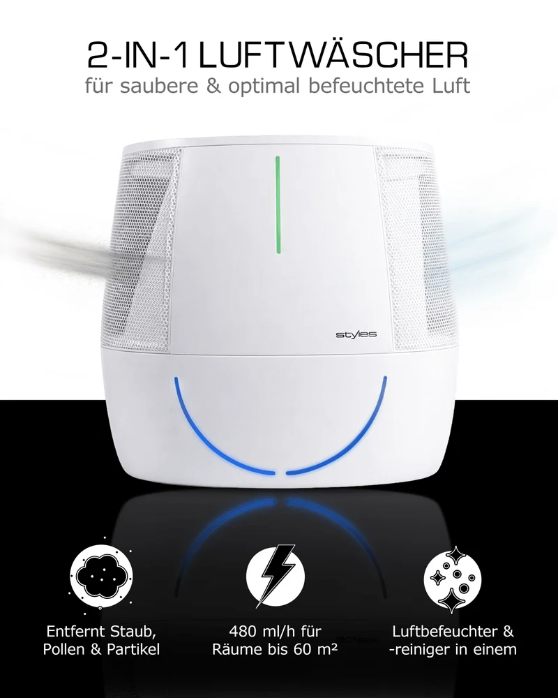 Antares Pro: Smarter 2-in-1 Luftwäscher