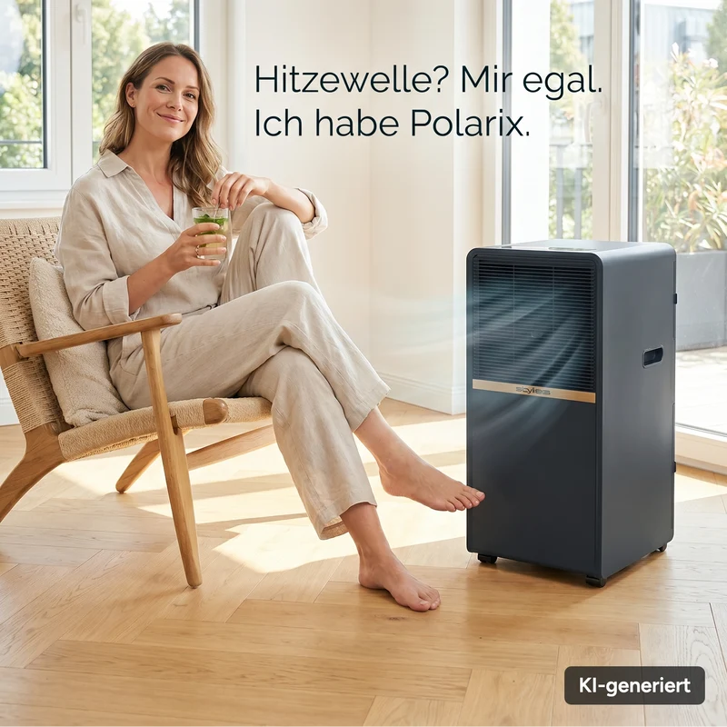 Polarix Klimagerät mit Fernbedienung