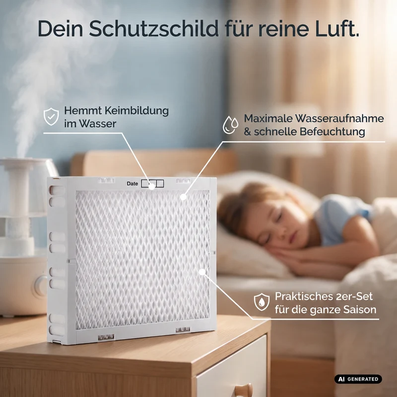 Antibakterielle Filterkassetten (2er-Set)