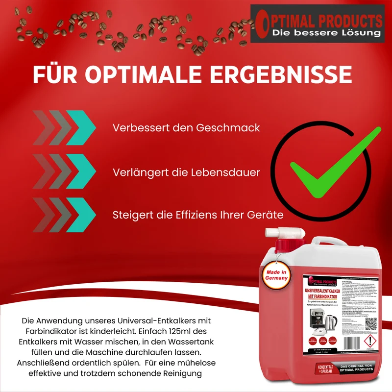 Universalentkalker mit Farbindikator