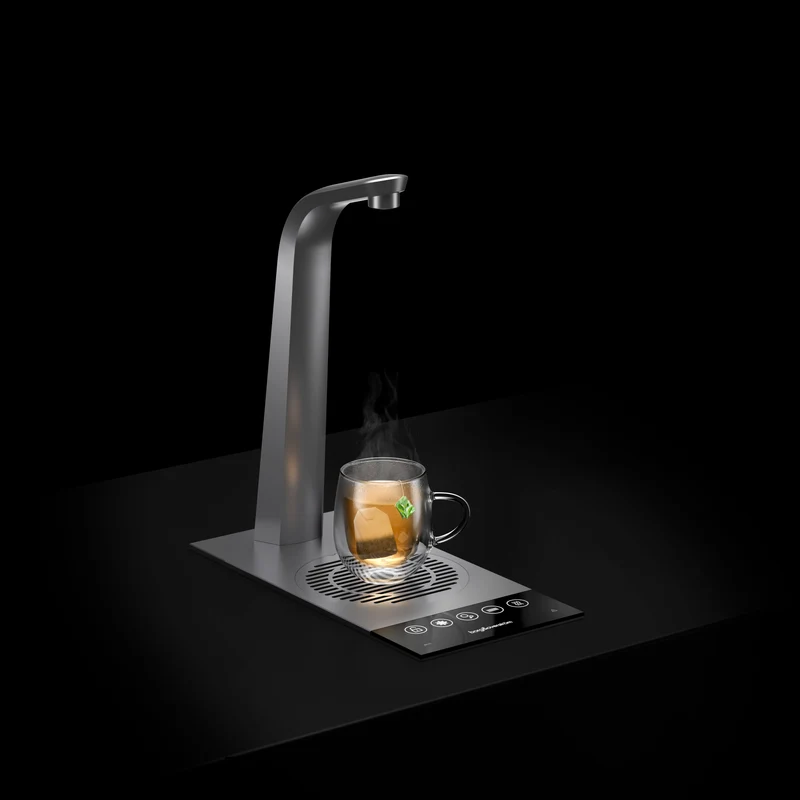 Habit Tap T3 built-in mains water cooler with hot water and energy-efficient EcoMode - sparkling water optional | 1 to 75 users (50 or 80 litres / hour)