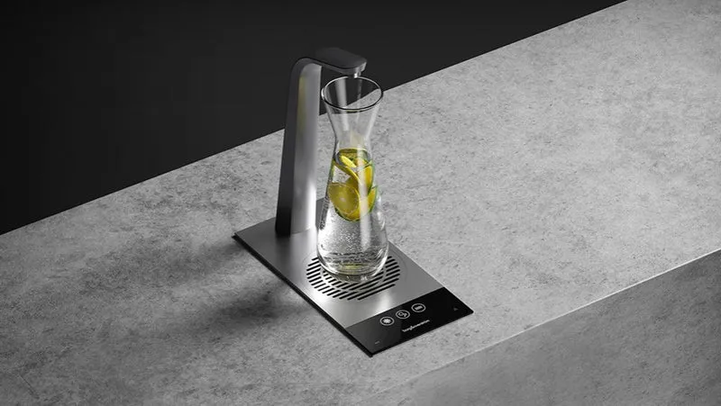 Habit Tap T3 built-in mains water cooler with hot water and energy-efficient EcoMode - sparkling water optional | 1 to 75 users (50 or 80 litres / hour)