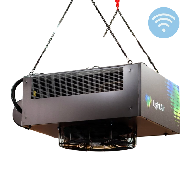 Industrial self-cleaning air purifier LightAir CellFlow Ind5000 SC - ceiling mounting | 5.000 m3/h