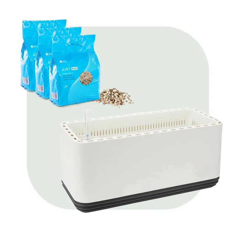 AIRY L inkl. Substrat (weiss-anthrazit)