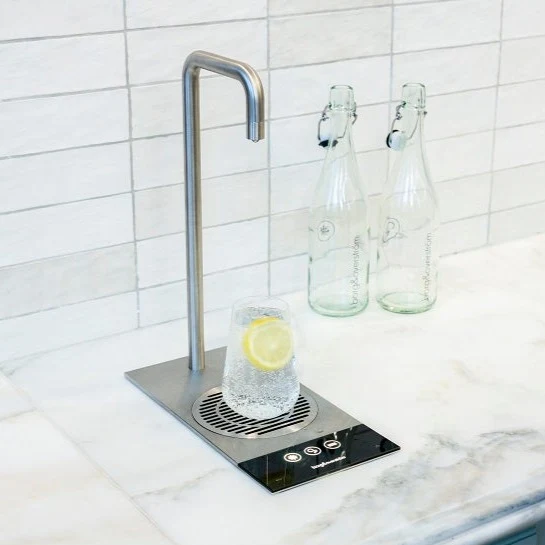 Habit Tap T2 built-in mains water cooler with energy-efficient EcoMode cold/room and/or sparkling | 1 to 75 users (50 or 80 liters/hour)