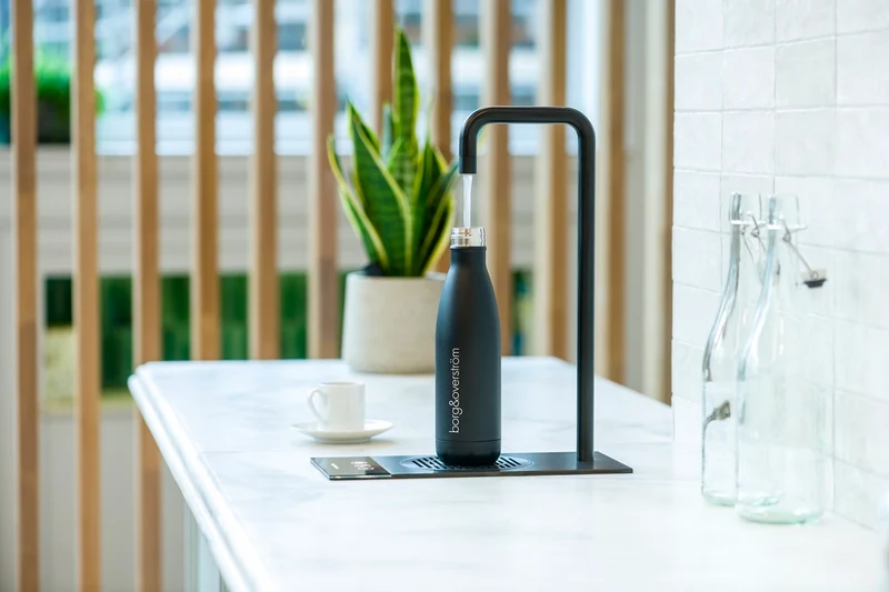 Habit Tap T2 built-in mains water cooler with energy-efficient EcoMode cold/room and/or sparkling | 1 to 75 users (50 or 80 liters/hour)