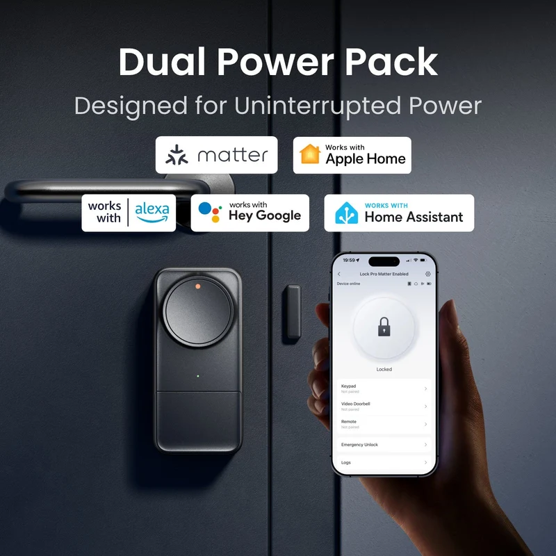 SwitchBot Lock Pro Matter Enabled Touch Combo