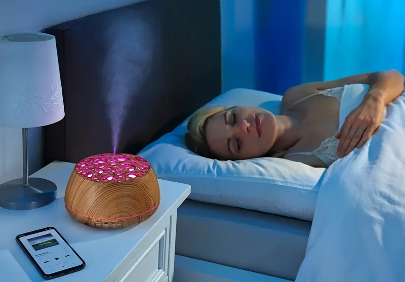 LED Aroma Bluetooth Speaker – Duftdiffusor mit Licht & Musik