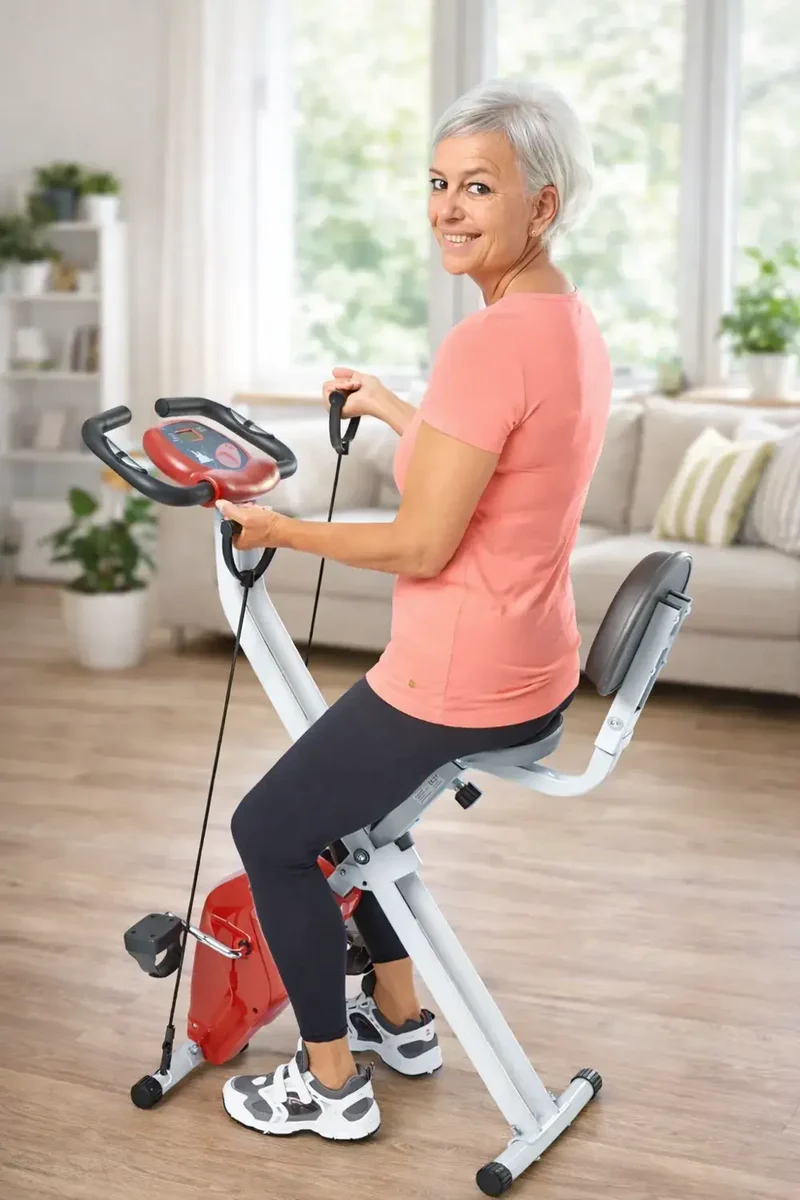 heimtrainer-2in1 – Ergometer & Oberkörpertrainer für Zuhause