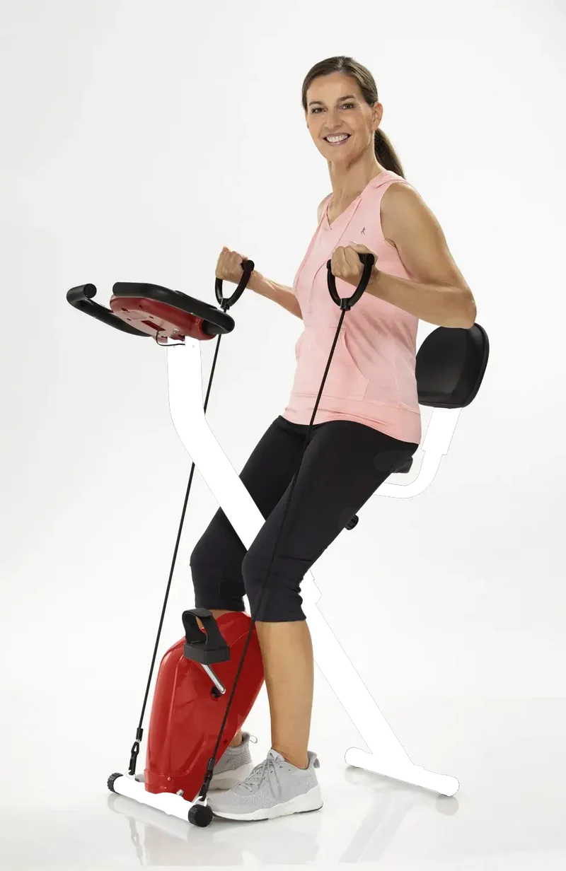 heimtrainer-2in1 – Ergometer & Oberkörpertrainer für Zuhause