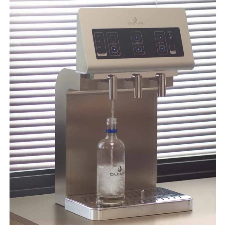 BluPura Fontemagna Bridge water tap with Habit Box under-counter mains water cooler of your choice