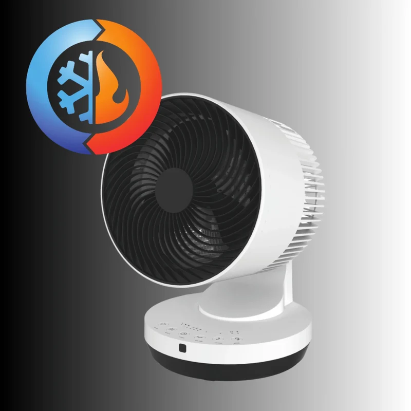 Gemma 3D , 2-in-1 Heizlüfter & Ventilator mit Fernbedienung