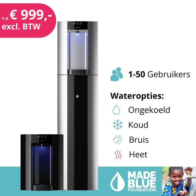 Mains water cooler Habit Premium cold/room/carbonated and/or hot water | 1 to 50 users (50 liters / hour)