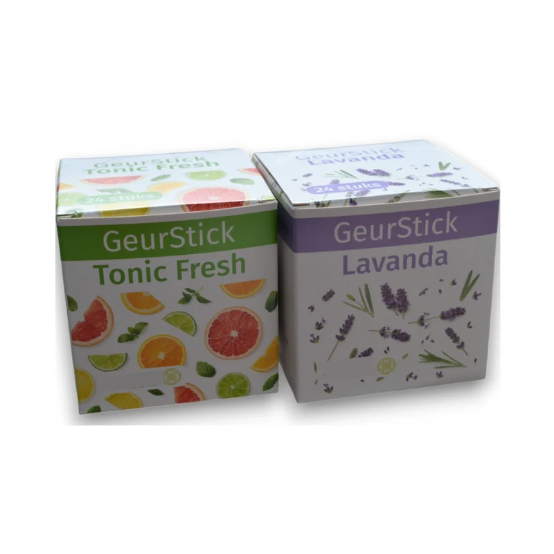 Habit Fragrance Stick Lavenda or Tonic Fresh (24 pieces) - 100% safe - Compact air freshener without plug or batteries - masks bad odors