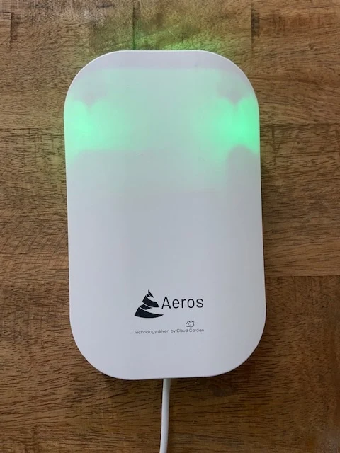 Aeros Pro fine dust meter – Professional air quality meter for CO₂, fine dust and VOC