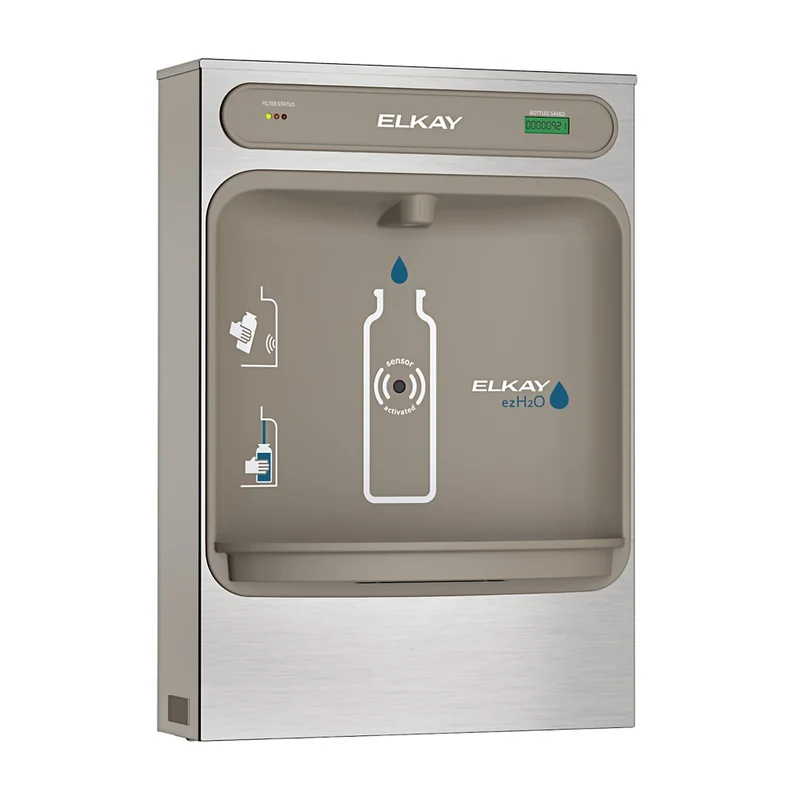 Elkay LZWSSMJO automatic water bottle filling station including water filter