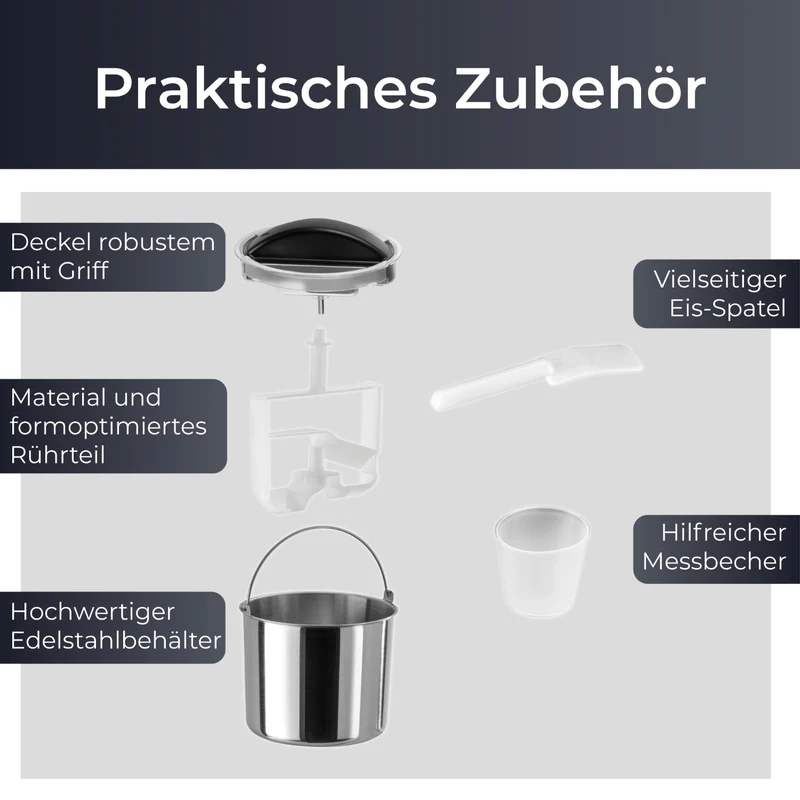 Eismaschine Kompakt 1.5L