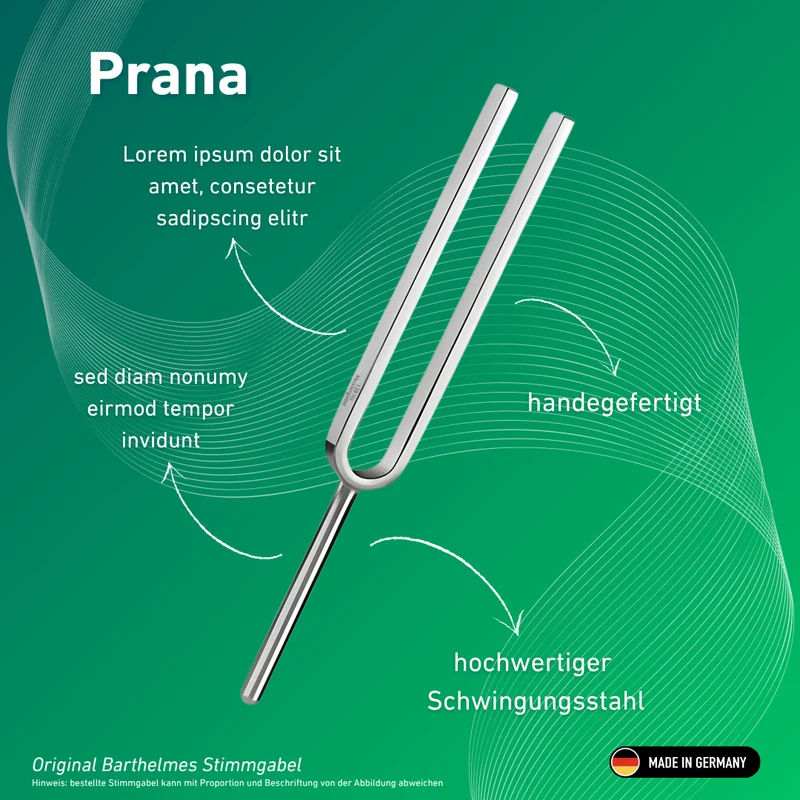 Stimmgabel Prana Wellness 177 Hz | Art.-Nr. KO 177/7