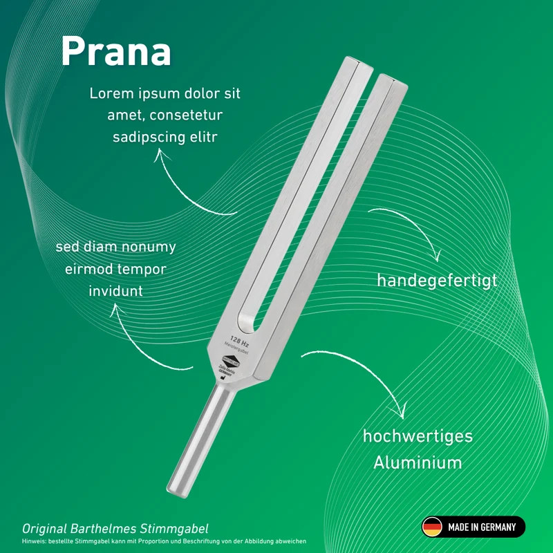 Stimmgabel Prana 177 Hz Lightdesign | Art.-Nr. KO 177/Alu