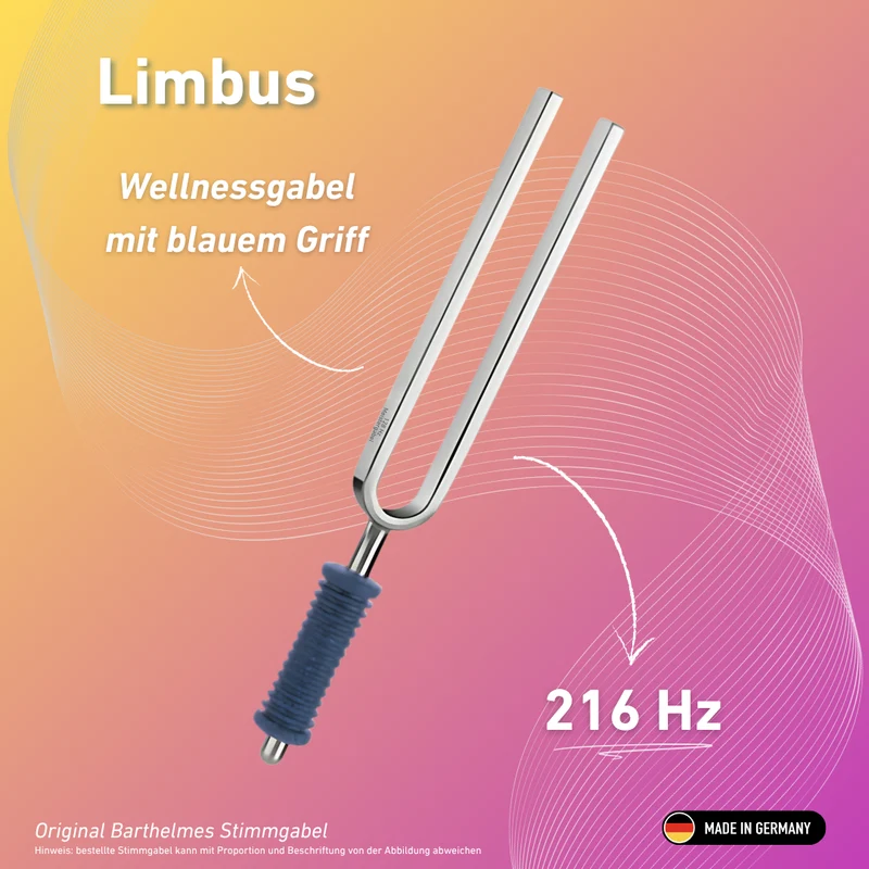 Stimmgabel Limbus 216 Hz mit blauem Griff | Art.-Nr. KO 216/7-KB
