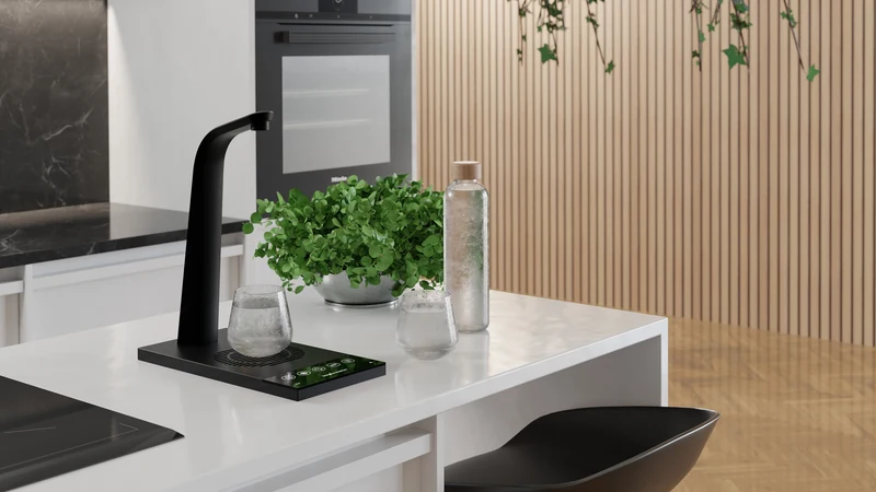 Habit Tap T3 SURFACE-MOUNTED water tap - built-in water cooler with hot water and energy-efficient EcoMode - sparkling water optional | 1 to 75 users (50 or 80 liters / hour) (copy)