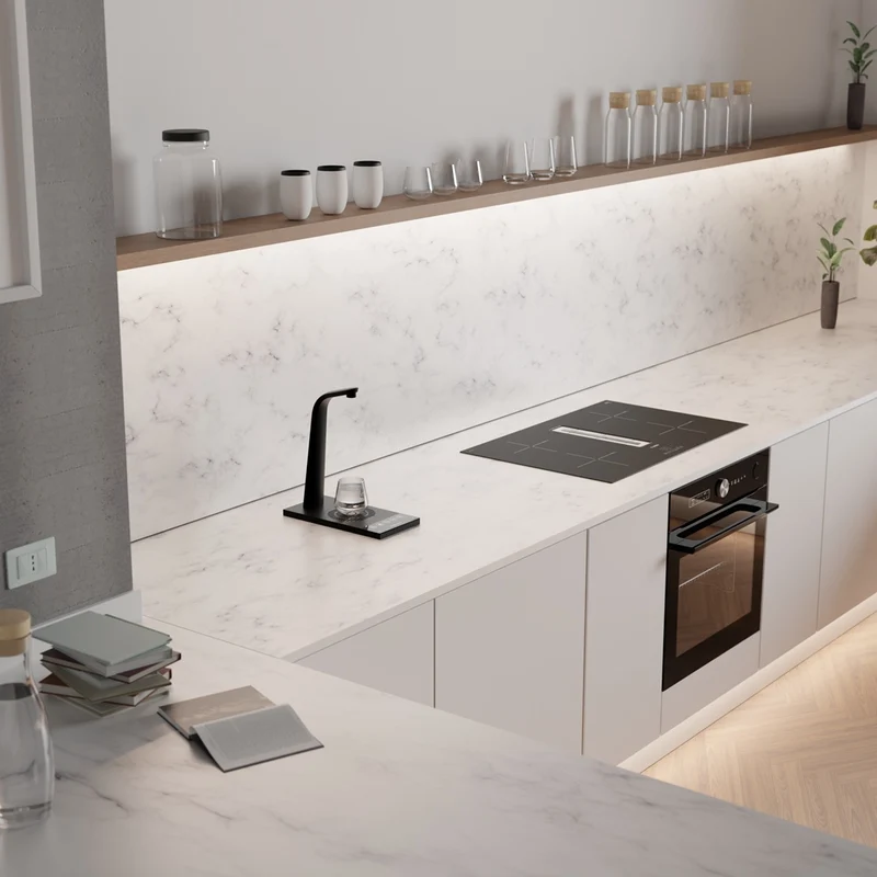 Habit Tap T3 SURFACE-MOUNTED water tap - built-in water cooler with hot water and energy-efficient EcoMode - sparkling water optional | 1 to 75 users (50 or 80 liters / hour) (copy)