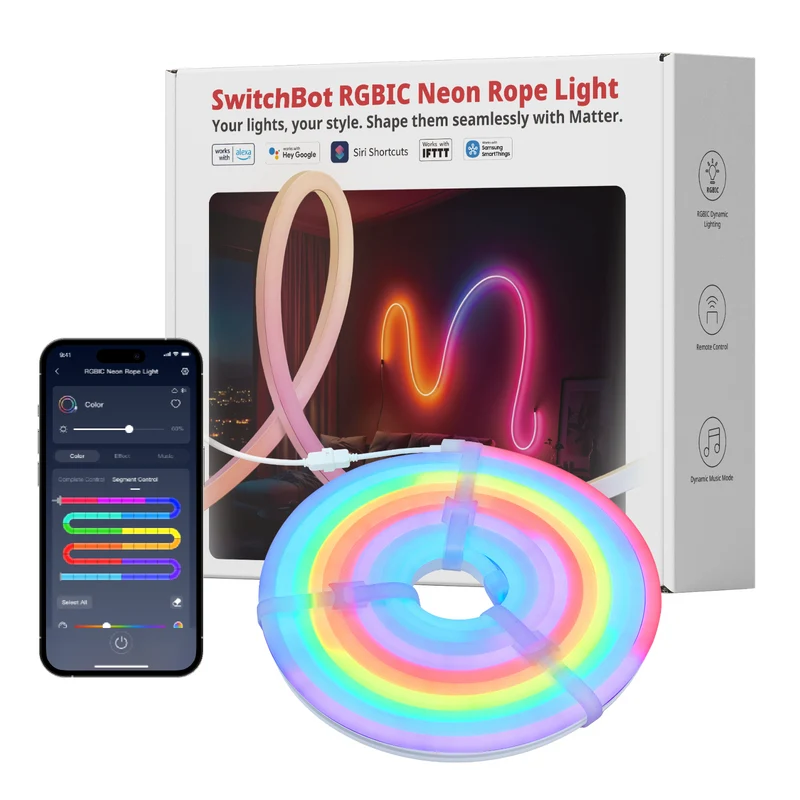 SwitchBot RGBIC Neon Rope Light