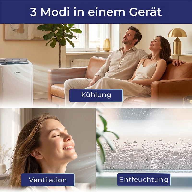 Mobile Klimaanlage mit Wifi
