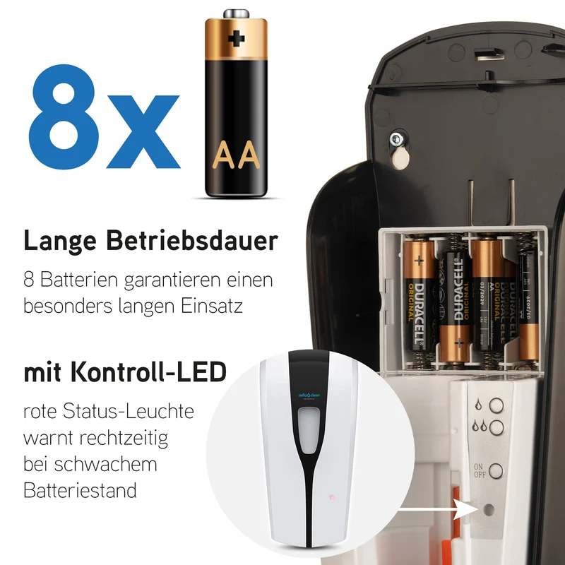 Sensor-Tischdesinfektionsstation weiß