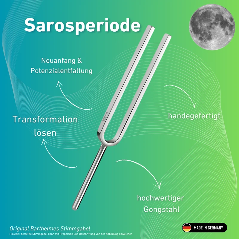 Stimmgabel Sarosperiode Wellness 241,56 Hz | Art.-Nr. 220065