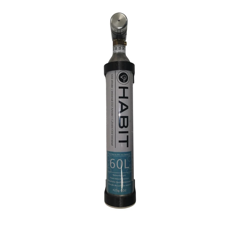 Habit wall bracket 425 gram carbon dioxide cylinder / bottle holder small co2 cylinder - secure your co2 cylinder in your kitchen cupboard