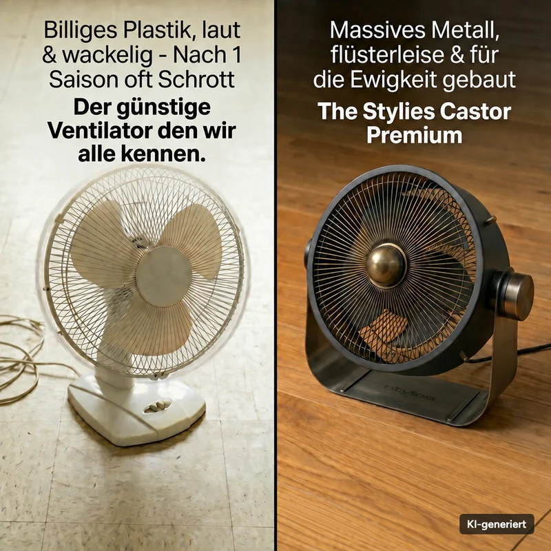 Castor Metall-Bodenventilator - Testsieger
