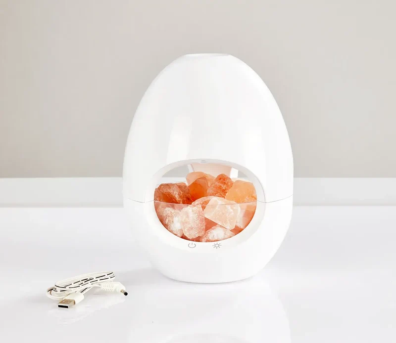 Aroma Diffuser mit Salzkristallen – Luftbefeuchter & Wellness-Lampe