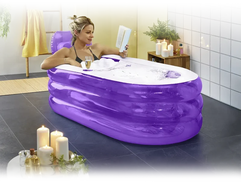 Aufblasbare Badewanne für Zuhause & Balkon – mobil baden