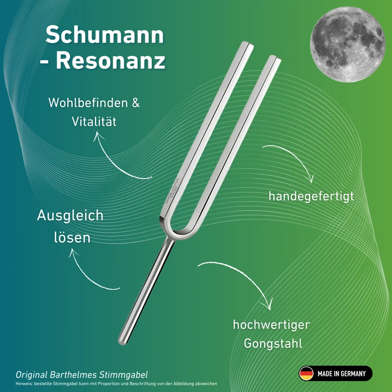Stimmgabel Schumann-Resonanz Wellness 250,56 HZ | Art.-Nr. 220069