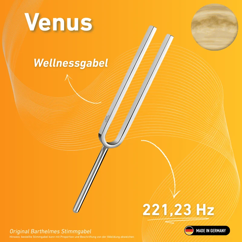 Stimmgabel Venus Wellness 221,23 Hz | Art.-Nr. 220057