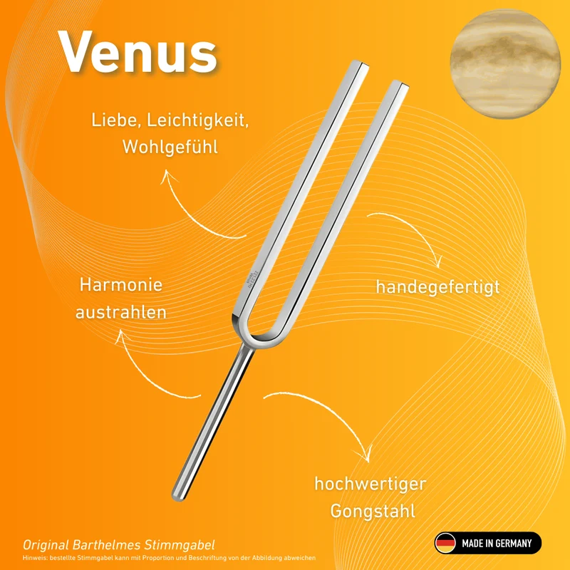 Stimmgabel Venus Wellness 221,23 Hz | Art.-Nr. 220057