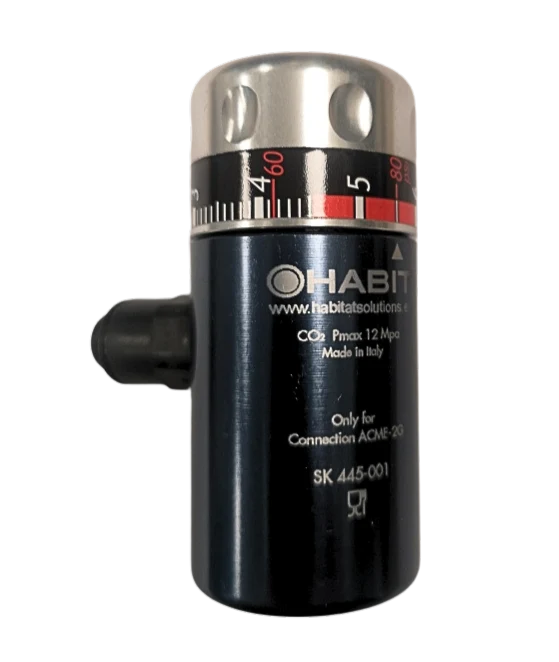 Habit CO₂ adapter / pressure reducer – switch to affordable standard 425 gram CO₂ cylinders