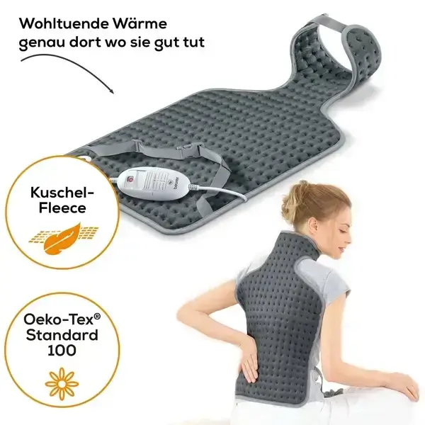 Heizkissen Rücken Nacken 3 Stufen ergonomisch
