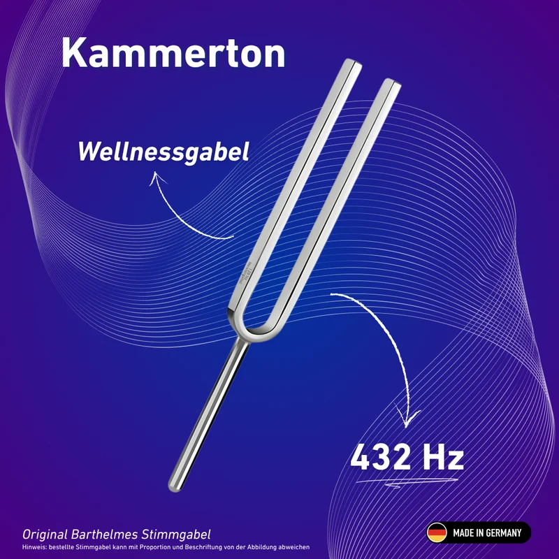 Stimmgabel Kammerton Wellness 432 Hz | Art.-Nr. KO 432/7