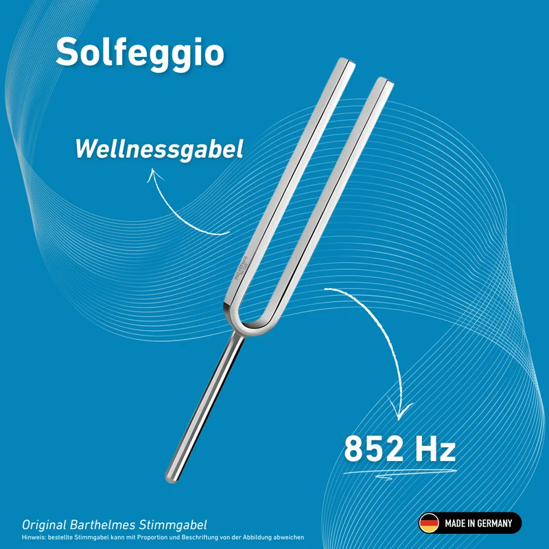 Stimmgabel Solfeggio Wellness 852 HZ | Art.-Nr. 220184
