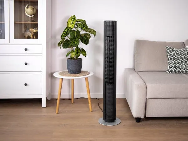 Turm-Ventilator mit Schwenkfunktion Peter, schwarz