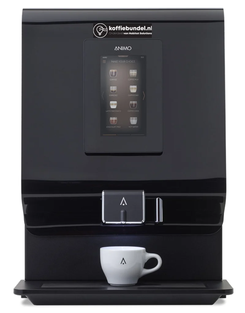 Animo OptiVend 32 Touch – Instant Coffee Machine for Businesses - Best Instant Coffee Machine - up to approx. 100 FTE
